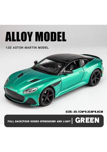 1:24 Aston Martin Dbs Lüks Spor Araba Alaşım Metal Döküm ve Oyuncak Araç Araba Modeli Yüksek Simülasyon Hobi Süs Hediye Toplamak (Yurt Dışından)