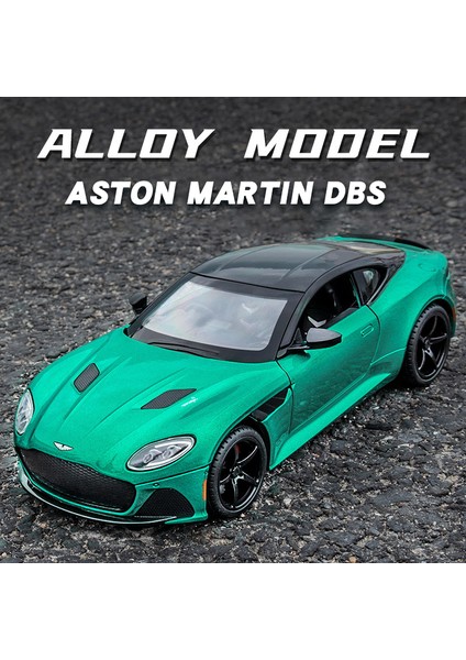 1:24 Aston Martin Dbs Lüks Spor Araba Alaşım Metal Döküm ve Oyuncak Araç Araba Modeli Yüksek Simülasyon Hobi Süs Hediye Toplamak (Yurt Dışından)