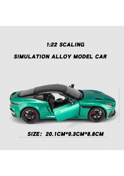 1:24 Aston Martin Dbs Lüks Spor Araba Alaşım Metal Döküm ve Oyuncak Araç Araba Modeli Yüksek Simülasyon Hobi Süs Hediye Toplamak (Yurt Dışından)