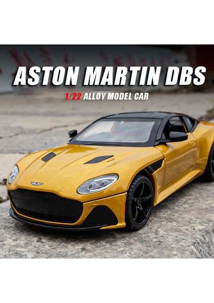 1:24 Aston Martin Dbs Lüks Spor Araba Alaşım Metal Döküm ve Oyuncak Araç Araba Modeli Yüksek Simülasyon Hobi Süs Hediye Toplamak (Yurt Dışından)