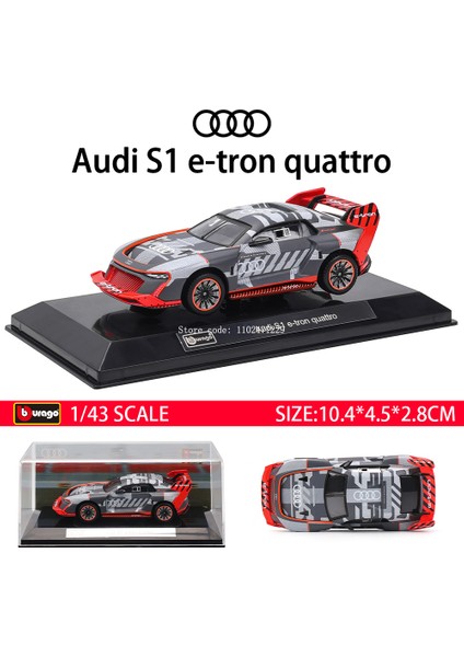 Bburago 1:43 Toyota gr Audi Corvette C8R Alfa Porsche Alaşım Lüks Araç Döküm Geri Çekin Arabalar Modeli Oyuncak Koleksiyonu Hediye (Yurt Dışından)