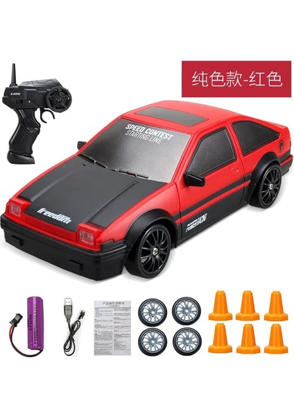 2.4g Yüksek Hızlı Drift Rc Araba 4WD Oyuncak Uzaktan Kumanda AE86 Modeli Gtr Araç Araba Rc Yarış Arabaları Oyuncak Çocuklar Için Noel Hediyeleri (Yurt Dışından)