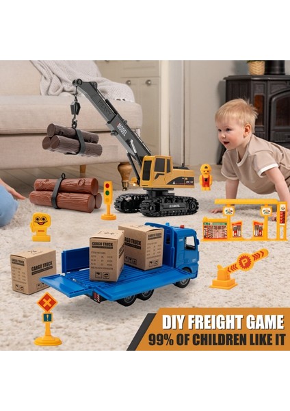 2.4g Rc Ekskavatör Çocuk Uzaktan Kumanda Model Araba Mühendisliği Damperli Kamyon Buldozer Yüksek Teknoloji Alaşım Rc Arabalar Çocuk Oyuncakları (Yurt Dışından) modelleri