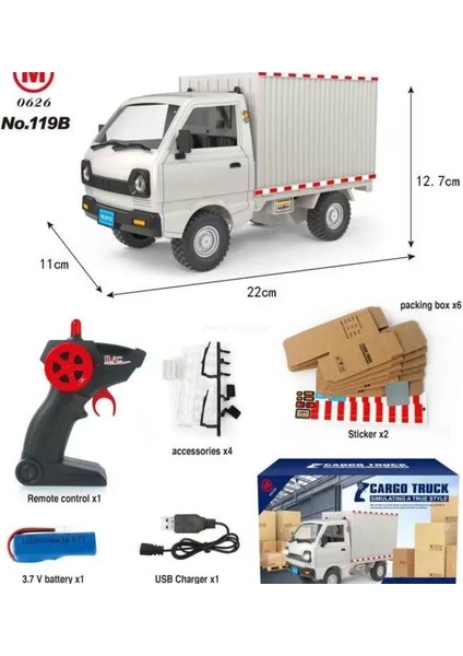 1:10/1:16 Wpl D12 Rc Araba Simülasyon Drift Tırmanma Kamyon LED Işık Kargo Rc Elektrikli Oyuncak Modeli Boys Için Noel Sürpriz Hediyeler (Yurt Dışından)