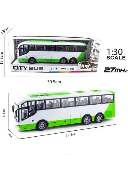 1/30 Rc Otobüs Elektrik Uzaktan Kumanda Polis Arabası Işıkları ile Tur Otobüs Okul Şehir Modeli Radyo Kontrollü Çocuk Oyuncakları Yılbaşı Hediyeleri (Yurt Dışından)