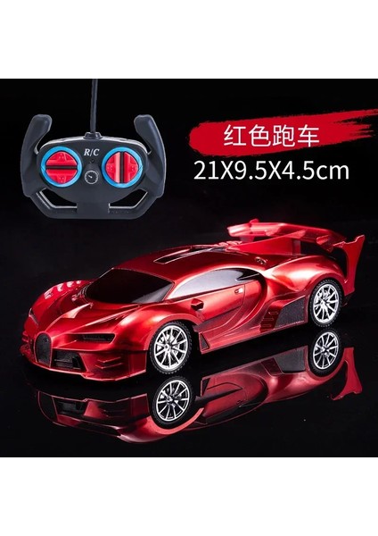 Rc Araba 2.4g 4ch Uzaktan Kumanda 1:18 LED Işık ile Spor Arabalar Yüksek Hızlı Radyo Drift Araç Yarışı Erkek Kız Oyuncak Çocuklar Için (Yurt Dışından)