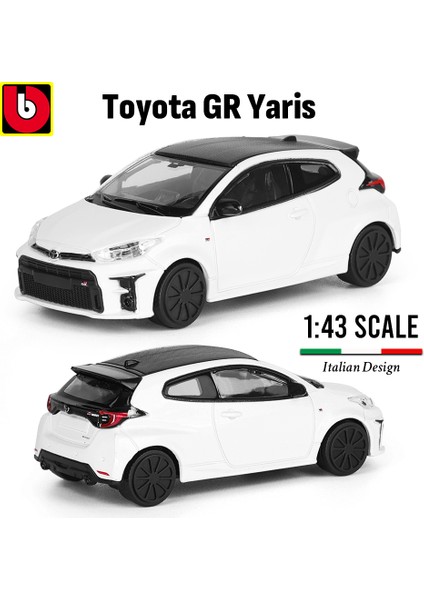 Bburago 1:43 Toyota gr Yaris Porsche 911 Renault Captur Alaşım Lüks Araç Döküm Geri Çekin Arabalar Modeli Oyuncak Koleksiyonu Hediye (Yurt Dışından)