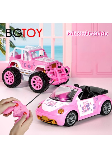 Bgtoy Rc Araba Uzaktan Kumanda Pembe Off-Road Araç Elektrikli Araba Işık ile Çocuk Erkek Kız Oyuncakları Noel Doğum Günü Hediyeleri (Yurt Dışından)