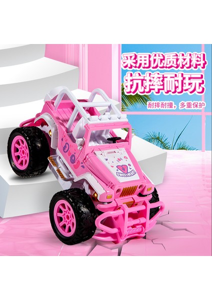 Bgtoy Rc Araba Uzaktan Kumanda Pembe Off-Road Araç Elektrikli Araba Işık ile Çocuk Erkek Kız Oyuncakları Noel Doğum Günü Hediyeleri (Yurt Dışından)