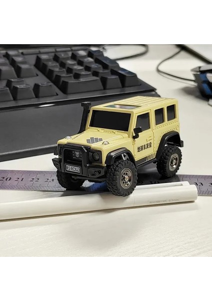 Rc Araba 1:43 Ldarc X43 Simülasyon Rtr Paletli Fulltime 4WD Masaüstü Kapalı Roader Uzaktan Kumanda Mini Tırmanma Araç Oyuncak ve Parçaları (Yurt Dışından)