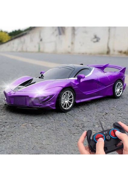Rc Araba Spor Arabalar 1/18 ile LED Işık Uzaktan Kumanda Sürüklenme Yarış Sportscar Dublör Yüksek Hızlı Elektrikli Oyuncaklar Çocuklar Için Boys (Yurt Dışından) modelleri