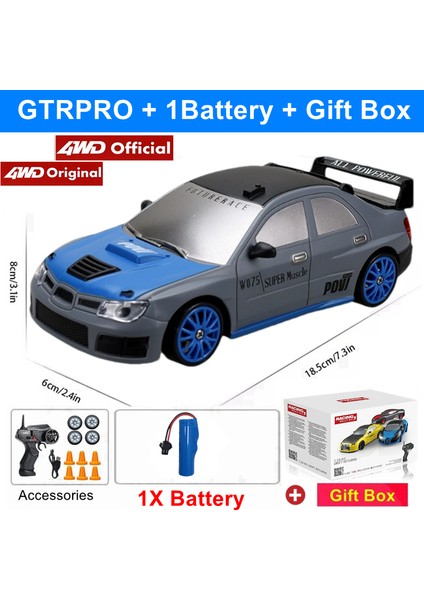 2.4g Yüksek Hızlı Drift Rc Araba 4WD Oyuncak Uzaktan Kumanda AE86 Modeli Rtr Araç Araba Rc Yarış Arabaları Oyuncak Çocuklar Için Noel Hediyeleri (Yurt Dışından)