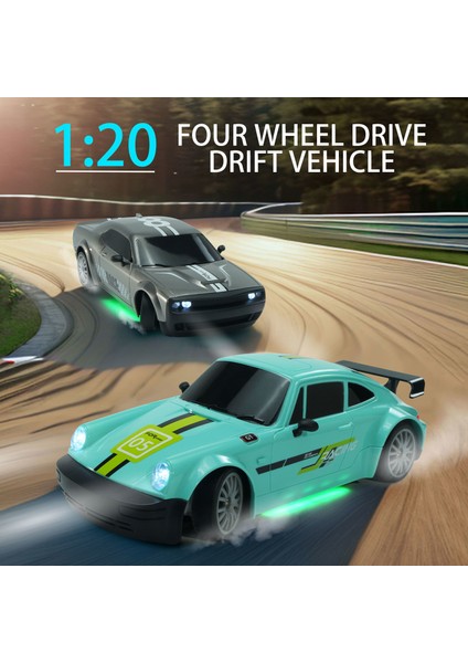 Dodge Hellcat Profesyonel Uzaktan Kumanda Araba Uzaktan Kumanda Rc Drift Yarışı 4WD 2.4g Yüksek Hızlı Drift Araba Çocuk Oyuncakları (Yurt Dışından) fiyatları