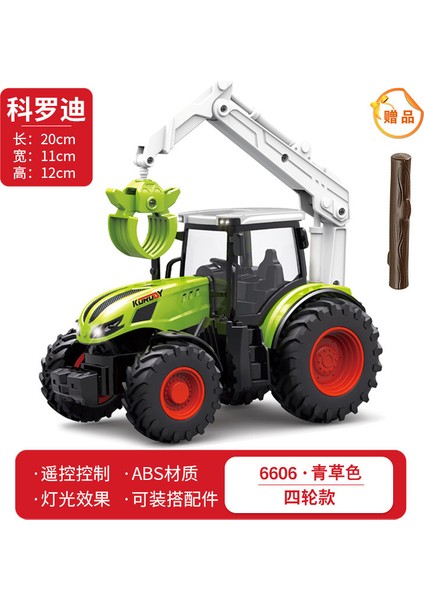 1: 24 Alaşım Elektrikli Uzaktan Kumanda Farmer's Iş Makinesi 2.4g K Büyük Alaşım Taşıma Açık Oyuncaklar Çocuk Hediye (Yurt Dışından)