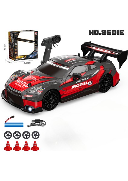 Rc Drift Araba 1:24 20 Km/h 4WD Yüksek Hızlı Uzaktan Kumanda Araba Lastik ve Sürüklenme Iki Tip Lastikler Simüle Yarış Arabaları Çocuklar Için (Yurt Dışından)