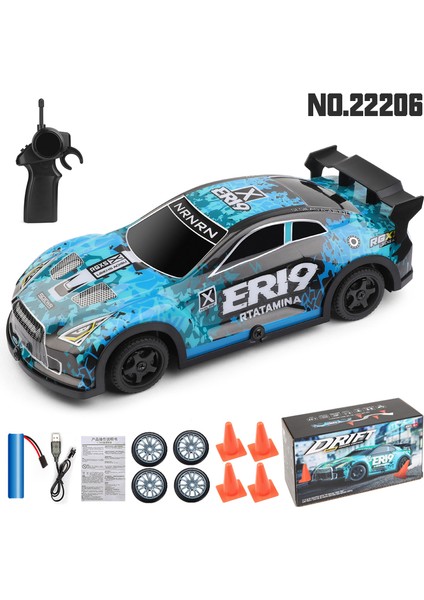 Wltoys 22206 1:22 15 Km/saat Rc Araba 4WD Drift Yarış Arabası LED Işıkları ile 2.4g Uzaktan Kumanda Elektrikli Oyuncak Hediye Erkek Doğum Günü Için (Yurt Dışından) fiyatları
