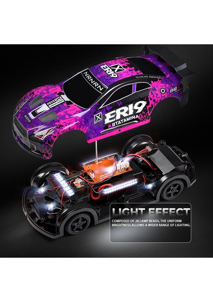 Wltoys 22206 1:22 15 Km/saat Rc Araba 4WD Drift Yarış Arabası LED Işıkları ile 2.4g Uzaktan Kumanda Elektrikli Oyuncak Hediye Erkek Doğum Günü Için (Yurt Dışından) fırsatları