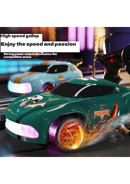 1:64 Mini Masaüstü Uzaktan Kumanda Araba Rc Dört Tekerlekten Çekiş Yüksek Hızlı Drift Yarış Oyuncak Çocuk Noel Hediyesi Çocuk Spor Araba (Yurt Dışından)