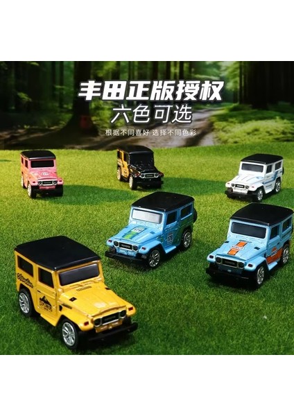 FJ40 1/64 Mini Uzaktan Kumanda Araba 2.4g Oransal Kontrol Alaşım Araba Simülasyon Modeli Ebeveyn-Çocuk Oyuncakları Çocuk Tatil Hediyesi (Yurt Dışından)