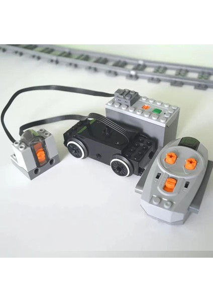 Tren Motoru Moc Paketi Yapı Taşları 88002 Güç Fonksiyonları Kızılötesi Uzaktan Kumanda Pil Kutusu Dıy Tuğlalar 91994 74784 2871 (Yurt Dışından) modelleri