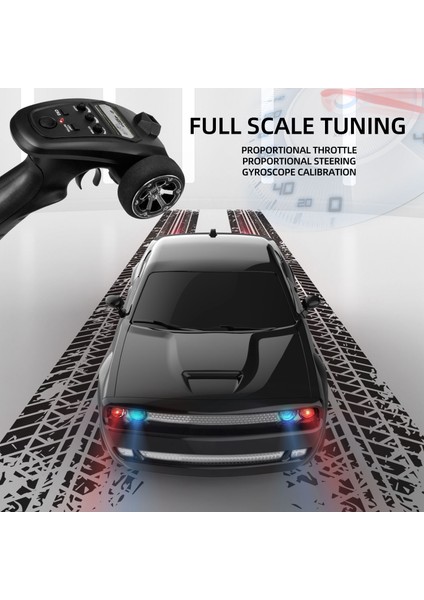 Bağlantı Rc FQD10 1/20 Challenger Uzaktan Kumanda Araba Tamamen Oransal 4WD Jiroskop Drift Araba Yarışı Simülasyon Modeli Oyuncak Hediye (Yurt Dışından)