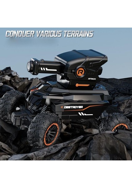 Çocuk Rc Araba Vs Oyuncak Tank Işlevli Offroad Zırhlı Araç Uzaktan Kumanda Su Bomba Araba Çok Oyunculu Rekabetçi Hediye (Yurt Dışından)