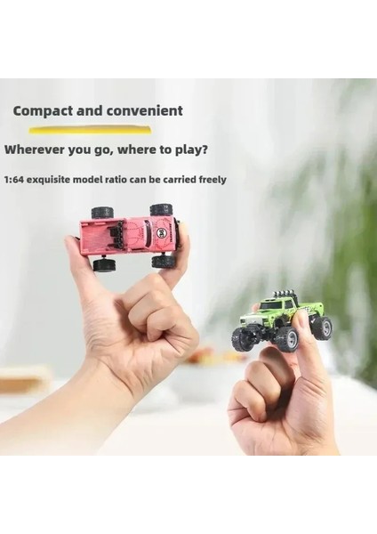 Rc Araba 1:64 Uzaktan Kumanda Araba Mini Metal Yüksek Hızlı Off-Road Tırmanma Drift Yarış Arabaları Özel Çocuk Oyuncakları Çocuklar Hediye (Yurt Dışından) modelleri
