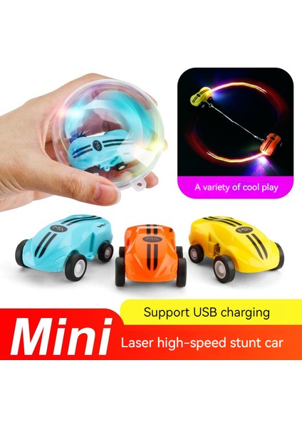 Çocuk Dekompresyon Konfor Oyuncak Hediye Mini Yüksek Hızlı Lazer Araba Cep Mini Oyuncak Araba 360-DEGREE Dönen Işık Dublör Araba (Yurt Dışından) fiyatları