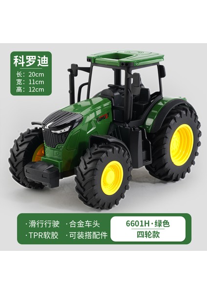 1: 24 Alaşım Elektrikli Uzaktan Kumanda Farmer's Iş Makinesi 2.4g K Büyük Alaşım Taşıma Açık Oyuncaklar Çocuk Hediye (Yurt Dışından)