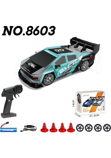 Rc Drift Yarışı AE86 1/24 4WD 30 Km/saat Yüksek Hızlı Işık 2.4g Radyo Kontrollü Araba Modeli Yarış Oyuncak Çocuk (Yurt Dışından)