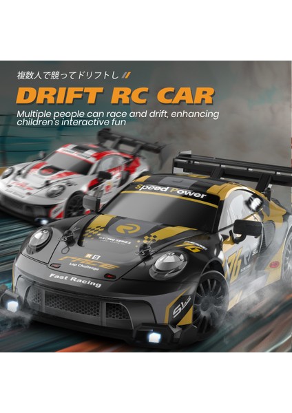 Rc Drift Yarışı AE86 1/24 4WD 30 Km/saat Yüksek Hızlı Işık 2.4g Radyo Kontrollü Araba Modeli Yarış Oyuncak Çocuk (Yurt Dışından)
