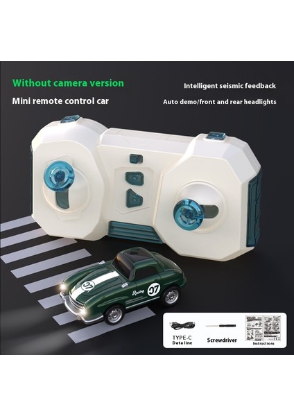 Rc Mini Uzaktan Kumanda Araba Yarışı Drift Gerçek Zamanlı Iletim Kamera 2.4g Kablosuz Uzaktan Kumanda Araba Fpv Oyuncak Çocuk Hediye (Yurt Dışından)