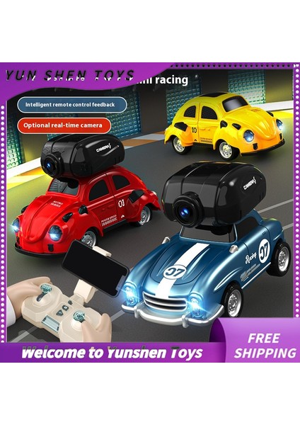 Rc Mini Uzaktan Kumanda Araba Yarışı Drift Gerçek Zamanlı Iletim Kamera 2.4g Kablosuz Uzaktan Kumanda Araba Fpv Oyuncak Çocuk Hediye (Yurt Dışından)