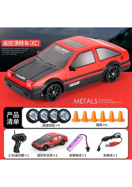 2.4g Drift Rc Araba 4WD Rc Drift Araba Oyuncak Uzaktan Kumanda Gtr Modeli AE86 Araç Arabalar Rc Araba Yarışı Oyuncak Çocuklar Için Noel Hediyeleri (Yurt Dışından)