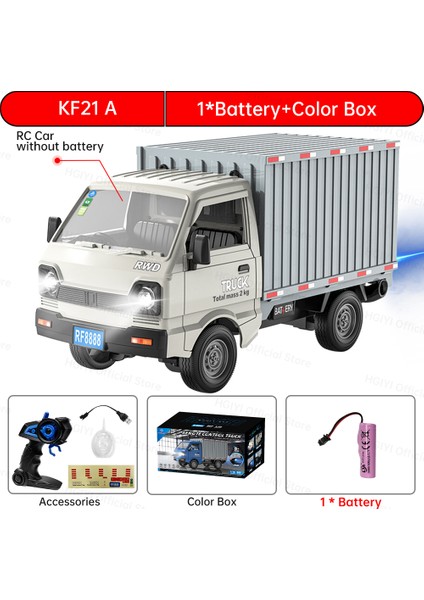 1:16 Rc Araba LED Işıkları ile 2.4g Simülasyon Uzaktan Kumanda Araç 4WD Off-Road Araba Kamyonet Model Oyuncaklar Çocuklar Için Hediyeler (Yurt Dışından)