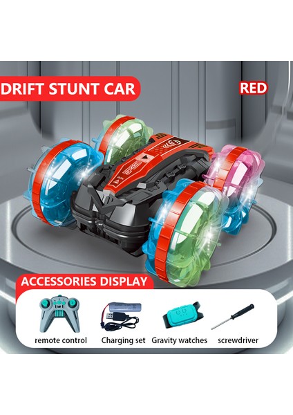 2.4g Amfibi Işık Uzaktan Kumanda Araba Off-Road Rc Araç Çocuk Hediyeleri Oyuncak Araba Boys Uzaktan Kumanda Araba Jest Dublör Araba (Yurt Dışından)