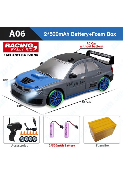 2.4g Rc Araba LED Işık ile 4WD Uzaktan Kumanda Drift Arabalar Profesyonel Yarış Oyuncakları Gtr Modeli AE86 Çocuklar Için Noel Hediyeleri (Yurt Dışından)