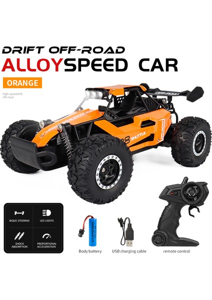 1:16/1:20 2.4g Model 2WD Off-Road Rc Araba LED Işık ile Uzaktan Kumanda Tırmanma Araç Açık Arabalar Çocuklar Için Hediyeler Oyuncaklar (Yurt Dışından)