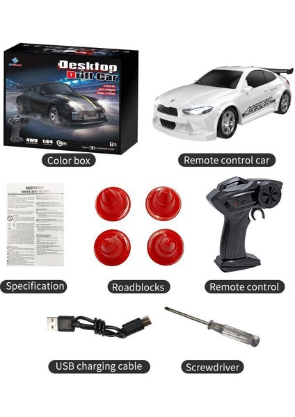Yeni 4WD 2.4ghz Rc Simülasyon Mini Drift Araba Palm Yarışı Modeli Masa Oyuncakları 1/64 Ölçekli Uzaktan Kumanda Araba Çocuklar Için Hediye Boys. (Yurt Dışından)