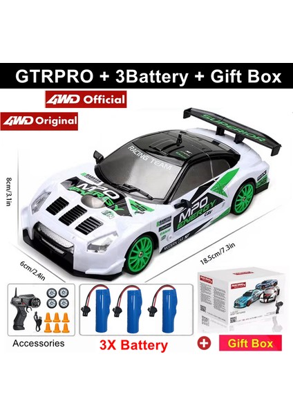 2.4g Yüksek Hızlı Drift Rc Araba 4WD Oyuncak Uzaktan Kumanda AE86 Modeli Rtr Araç Araba Rc Yarış Arabaları Oyuncak Çocuklar Için Noel Hediyeleri (Yurt Dışından)