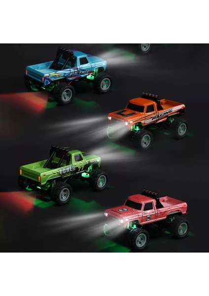 Metal Rc Araba 1:64 Uzaktan Kumanda Drift Araba Mini Yüksek Hızlı Off-Road Tırmanma Yarış Arabaları Çocuk Oyuncakları Çocuklar Için Özelleştirilmiş (Yurt Dışından)