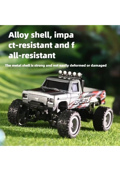 Metal Rc Araba 1:64 Uzaktan Kumanda Drift Araba Mini Yüksek Hızlı Off-Road Tırmanma Yarış Arabaları Çocuk Oyuncakları Çocuklar Için Özelleştirilmiş (Yurt Dışından)