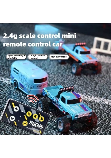 Metal Rc Araba 1:64 Uzaktan Kumanda Drift Araba Mini Yüksek Hızlı Off-Road Tırmanma Yarış Arabaları Çocuk Oyuncakları Çocuklar Için Özelleştirilmiş (Yurt Dışından)