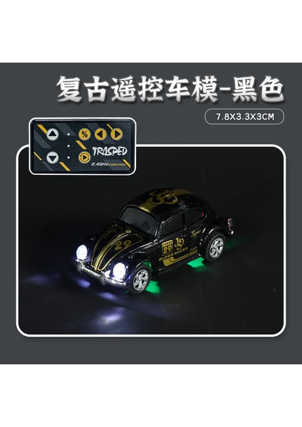 1:64 Mini Küçük Rc Araba Kablosuz Mini Beetle Alaşım Oyuncak Araba Cep Telefon Uzaktan Kumandası Retro Uzaktan Kumanda Araba Modeli (Yurt Dışından)