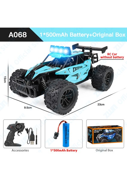 Zwn 1:16 2.4gh Model Rc Araba LED Işıkları ile 2WD Off-Road Uzaktan Kumanda Tırmanma Aracı Açık Oyuncak Arabalar Erkek Kız Hediyeler Için (Yurt Dışından)