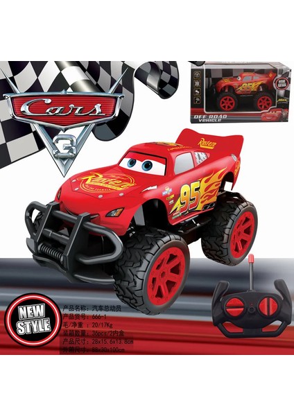 Disney Cars Arabalar 3 Elektrikli Oyuncak Araba Yıldırım Mcqueen Dört K Kros Uzaktan Kumanda Araba Model Oyuncaklar Çocuklar Için Gif (Yurt Dışından)