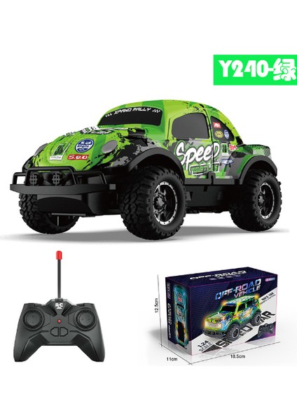 1:24 Off-Road Uzaktan Kumandalı Araç Işıkları ile Kablosuz Uzaktan Kumanda Pil Olmadan Çocuk Oyuncak Araba Yeni Yıl Hediyeleri (Yurt Dışından)