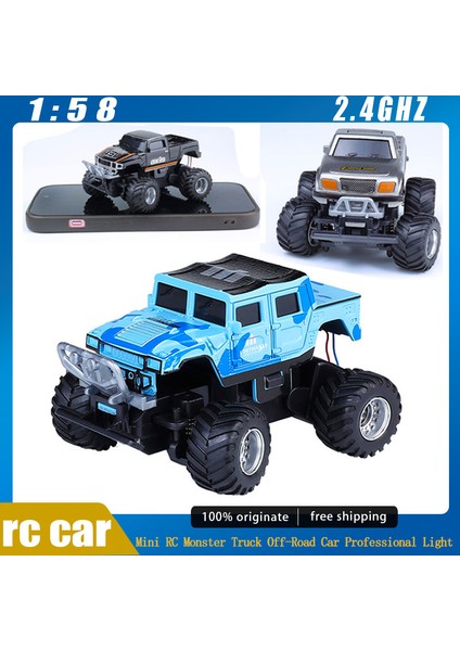 Rc Araba Mini 1:58 Rc Canavar Kamyon Off-Road Araba 2.4g Off-Road Yüksek Hızlı Uzaktan Kumandalı Arabalar Özel Çocuk Oyuncak Doğum Günü Hediyesi (Yurt Dışından) fiyatları