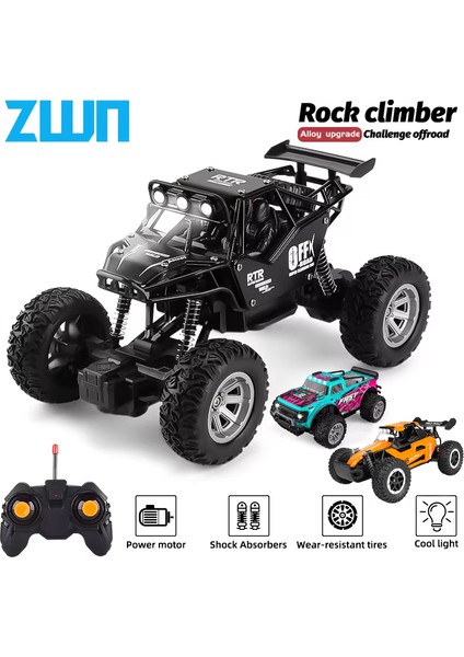 Zwn 1:16/1:20 2.4g Model Rc Araba LED Işık ile 2WD Off-Road Uzaktan Kumanda Tırmanma Aracı Açık Arabalar Oyuncak Çocuklar Için Hediyeler (Yurt Dışından) fiyatları