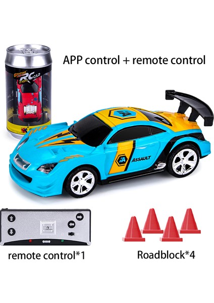 1/58 Mini Konserve Rc Araba 2.4g App Uzaktan Kumanda Yüksek Hızlı Araba Yarışı Boys Oyun Oyuncaklar Için Çocuk Hediyeleri (Yurt Dışından)